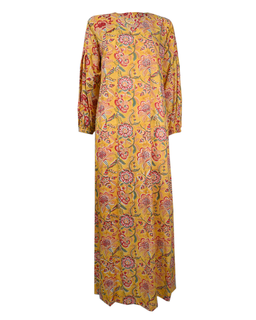 Yellow Indian Dress