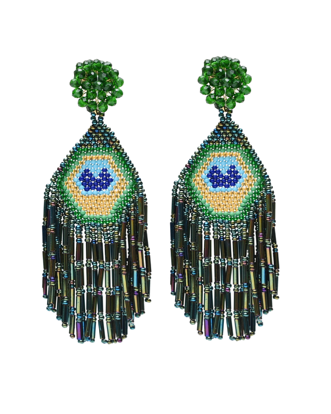 Peacock Dangling Earring