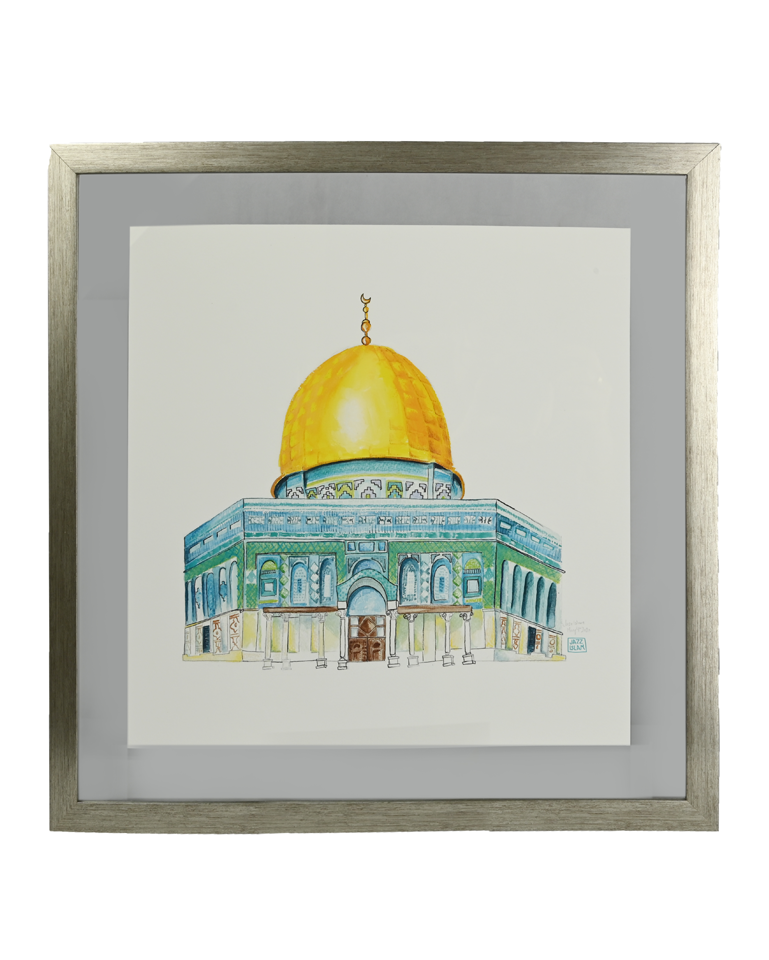 Framed "Palestine" Art Print