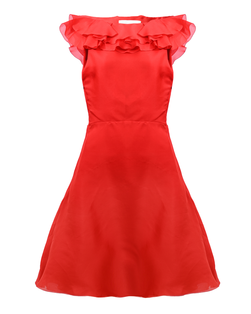 ted baker a line dress Ted Baker Jhenni Graceful Satin A-Line Dress