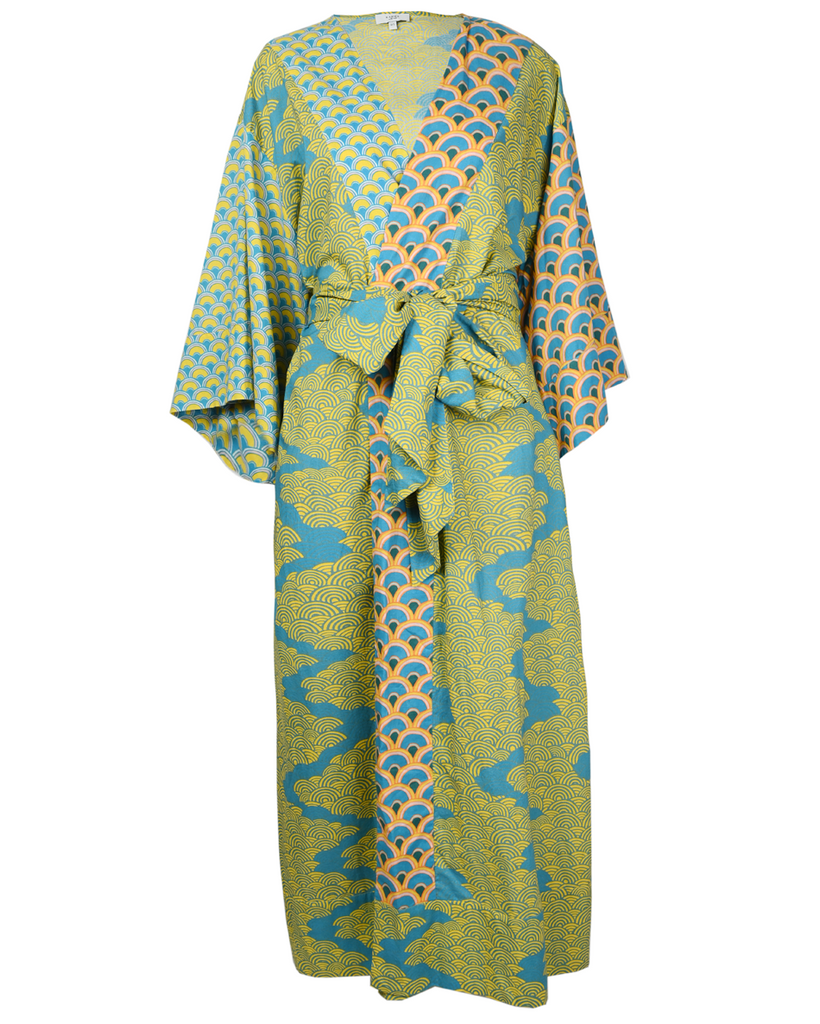 Kobe Waves Cotton Kimono