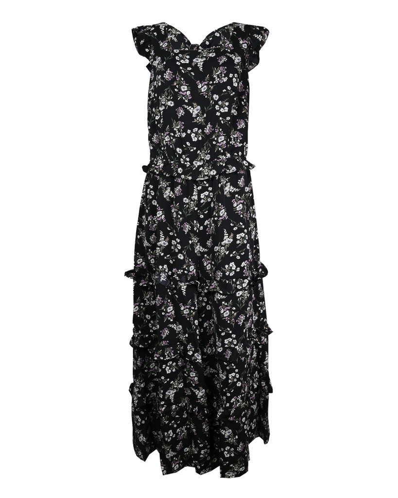 Black Floral Jumpsuit