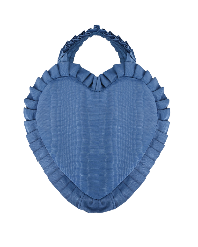 Royal Blue Heart-Shaped Bag