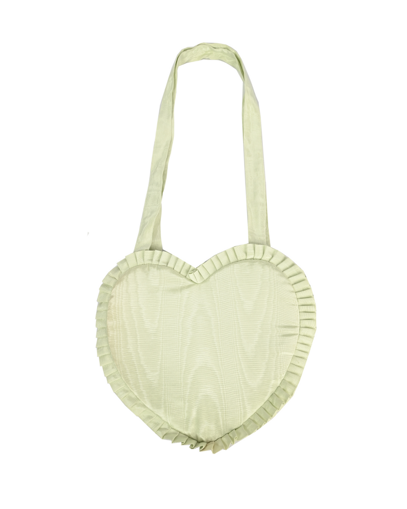 Pastel Green Heart-Shaped Bag