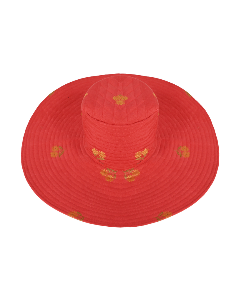 Red Sunflower Hat