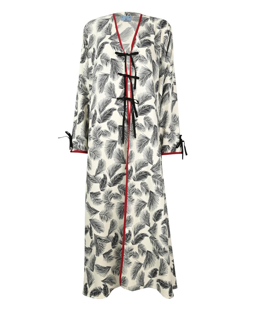 White Layyan Abaya