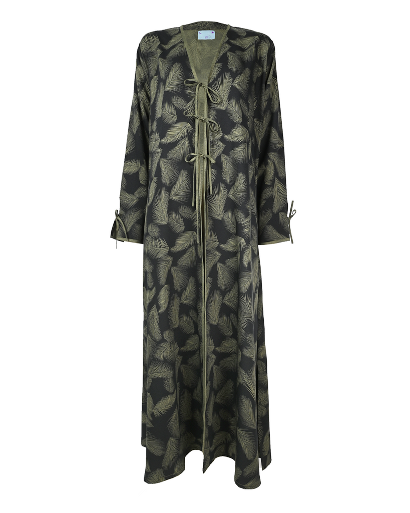 Green Layyan Abaya