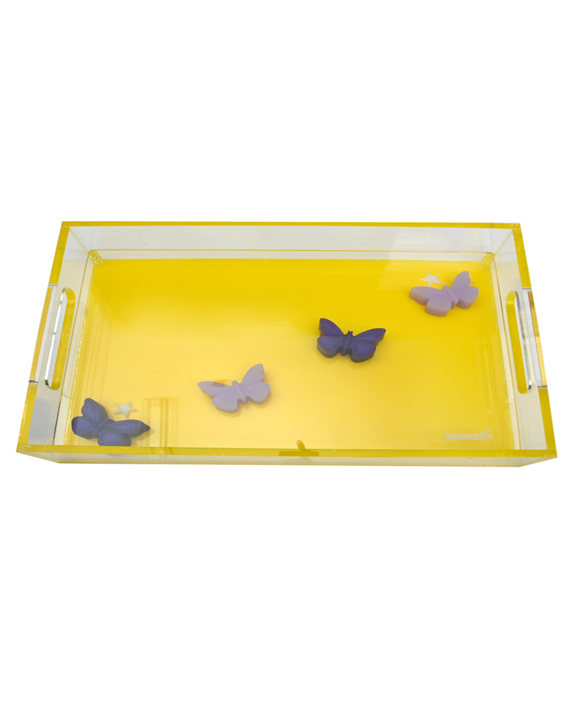 Sunset Butterfly Scape Serving Tray