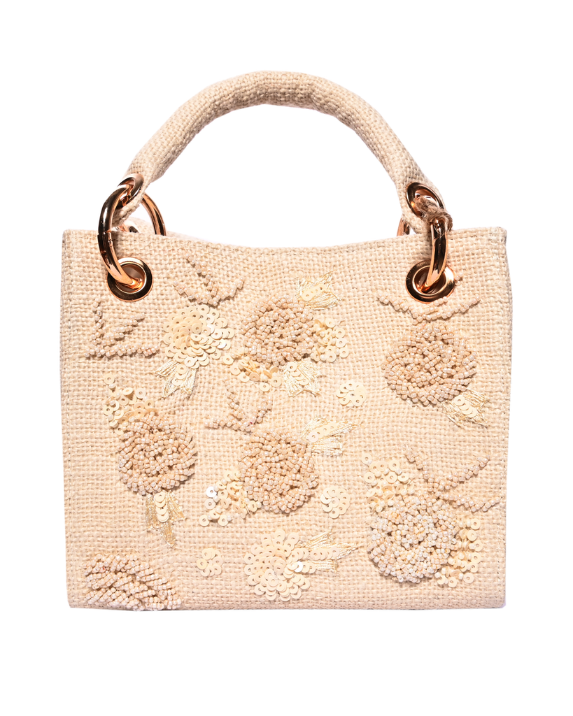 White Peony Mini Bag