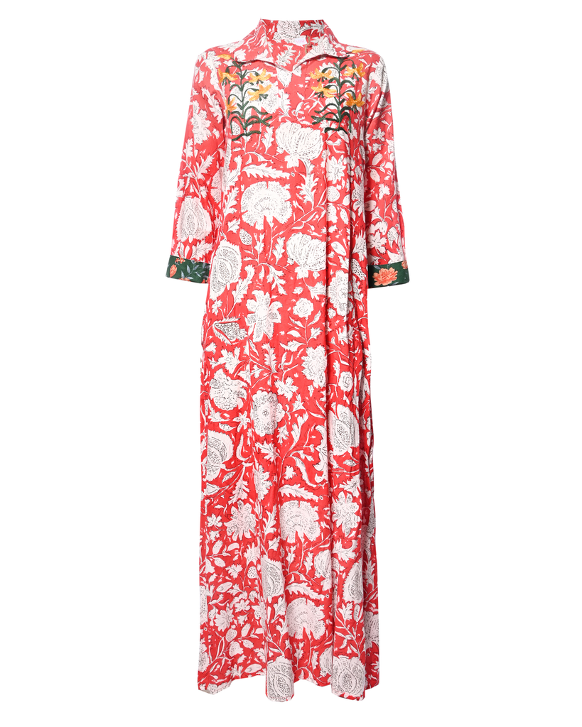 Red Cotton Dress