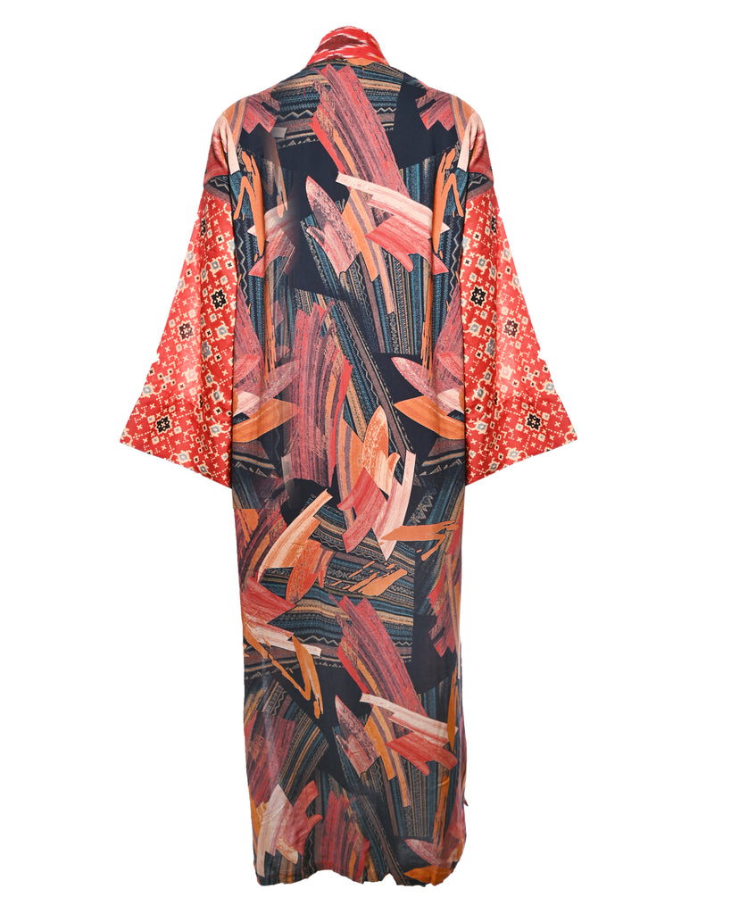 Multicolor Sahara Kimono Abaya