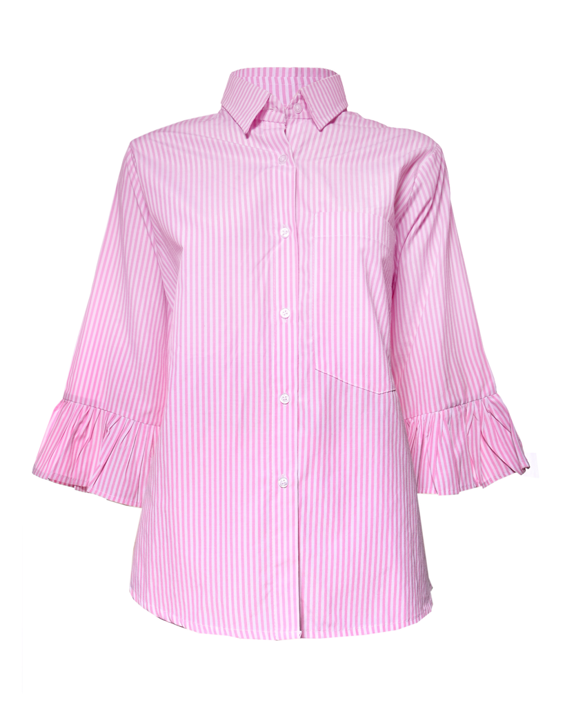 Embroidered Pink Cotton Set