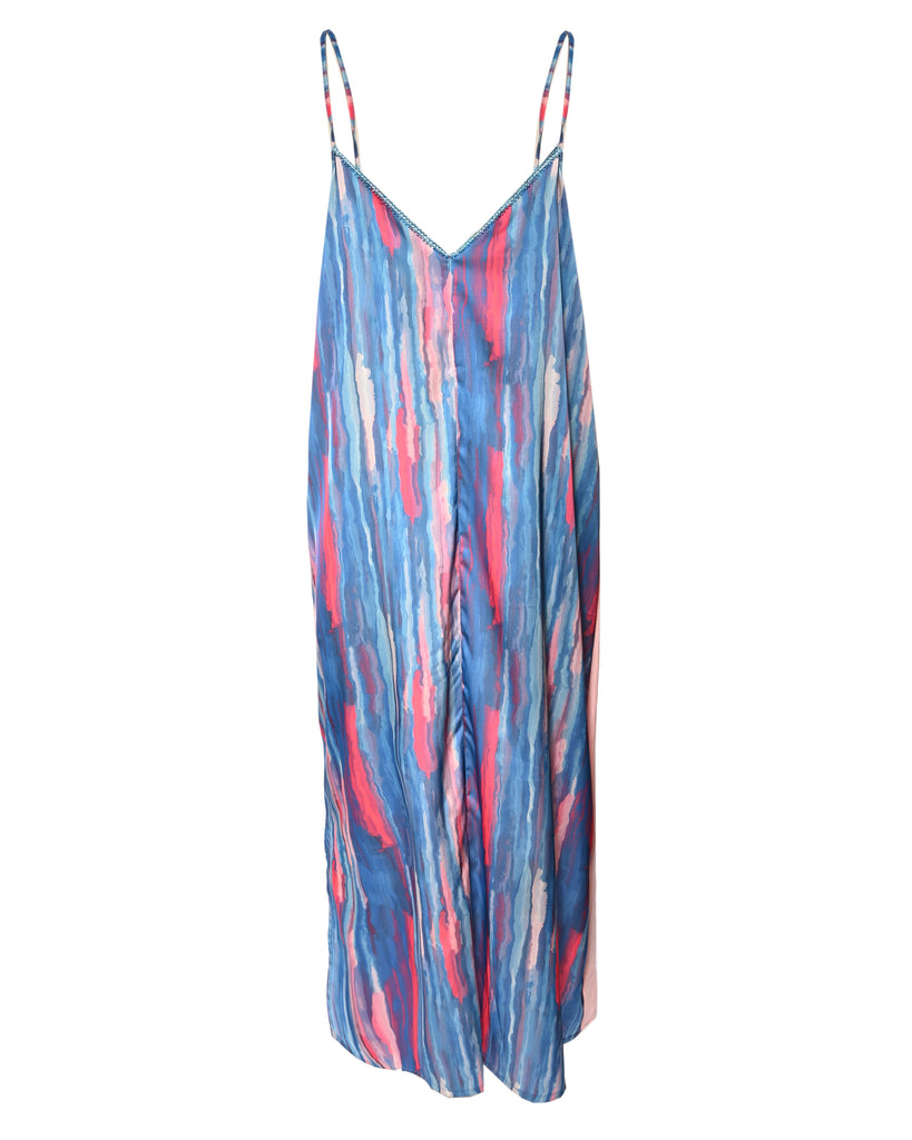 Printed Kimono Abaya Set