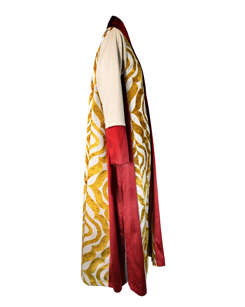 Multicolor Wool Abaya