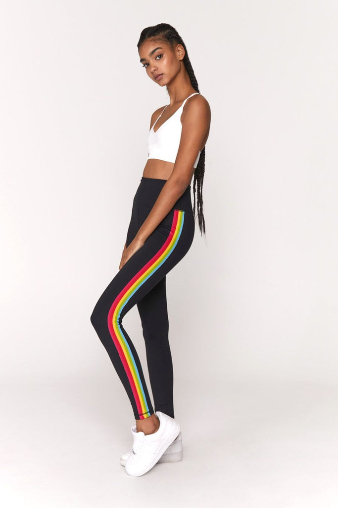 Essential High Waist Striped Legging