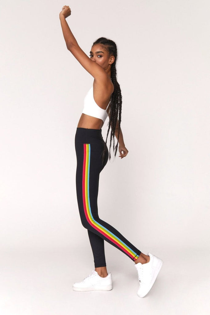 Essential High Waist Striped Legging