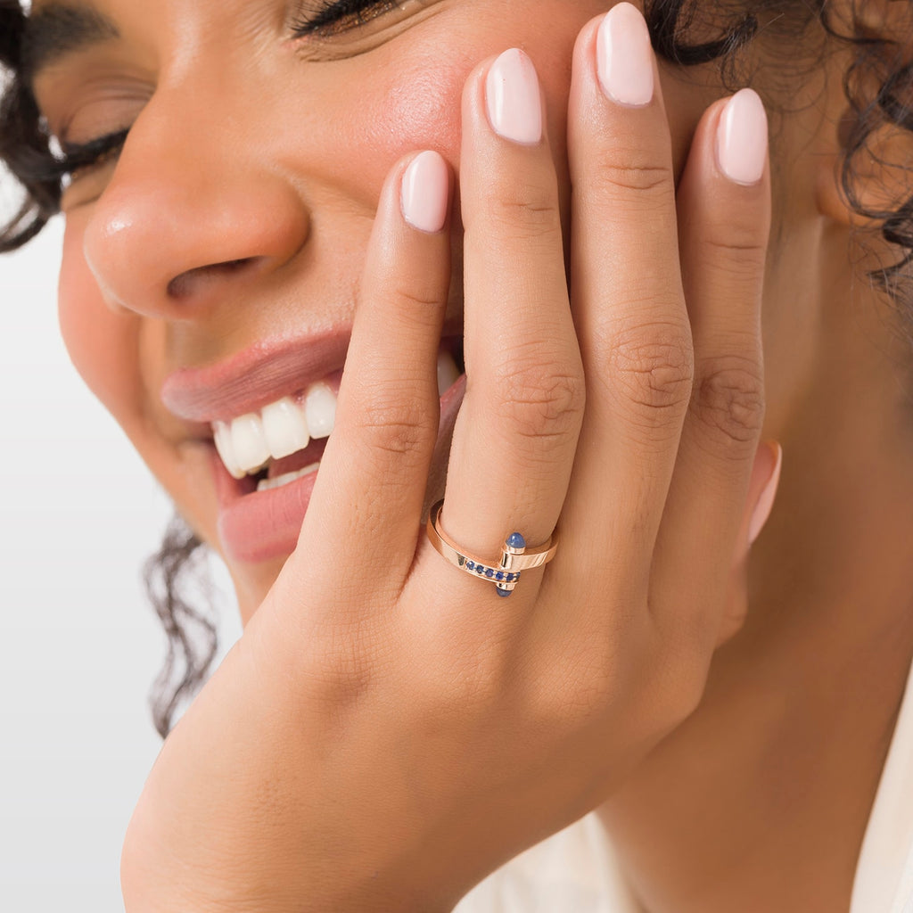 Crossroads Sapphire Ring