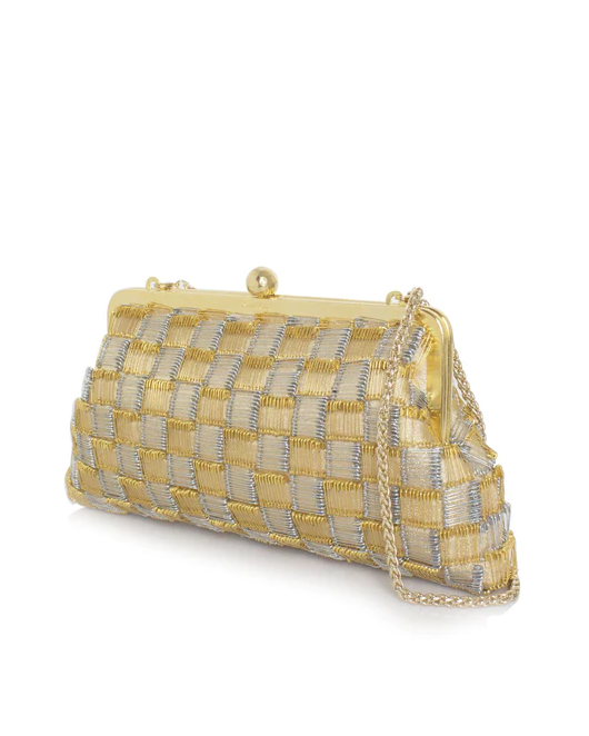 Gold Pins Classic Clutch