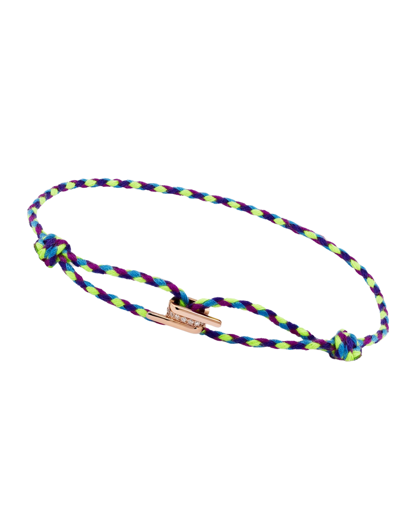 Forget Me Knot Blue Thread Bracelet