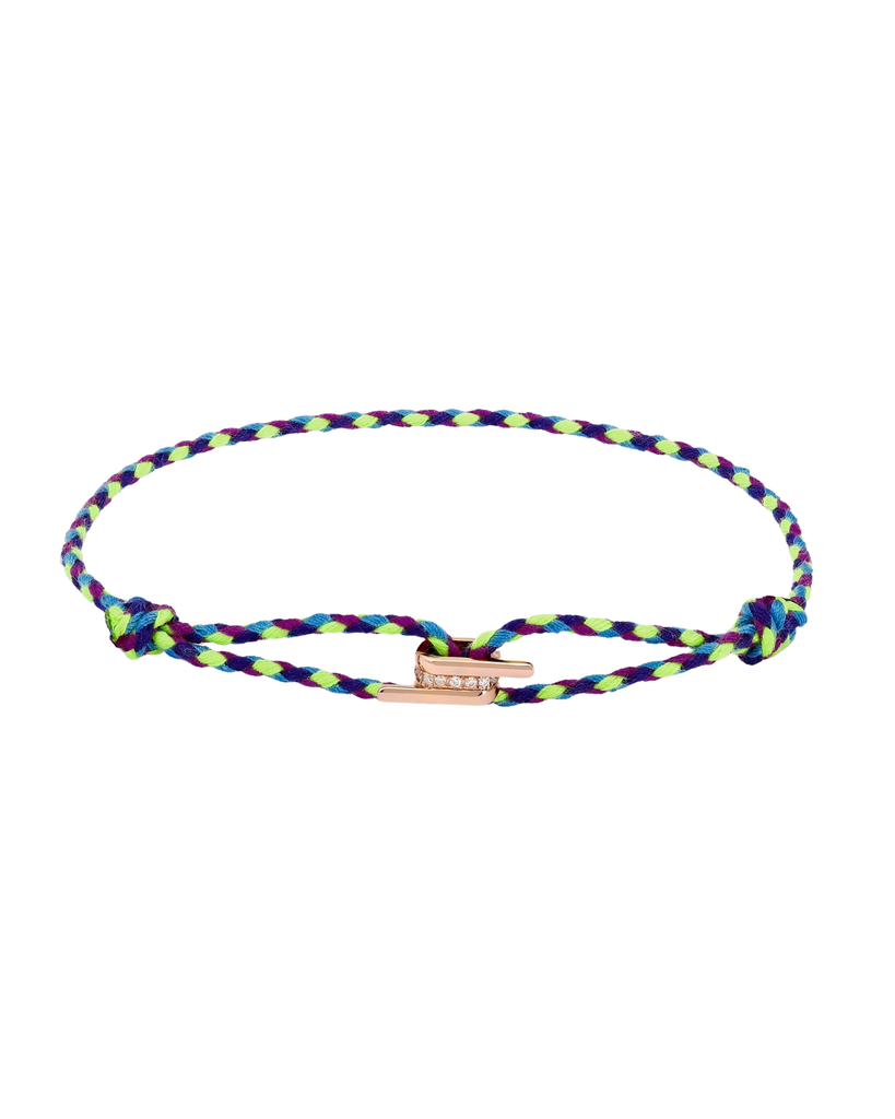 Forget Me Knot Blue Thread Bracelet