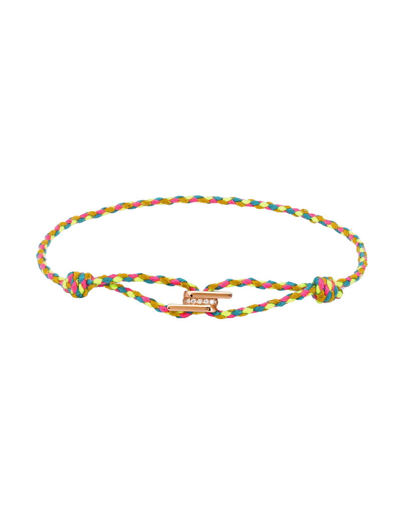 Forget Me Knot Yellow Thread Bracelet
