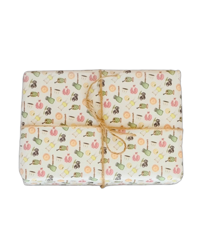 "Mixed Elements X Ghazal" Wrapping Paper