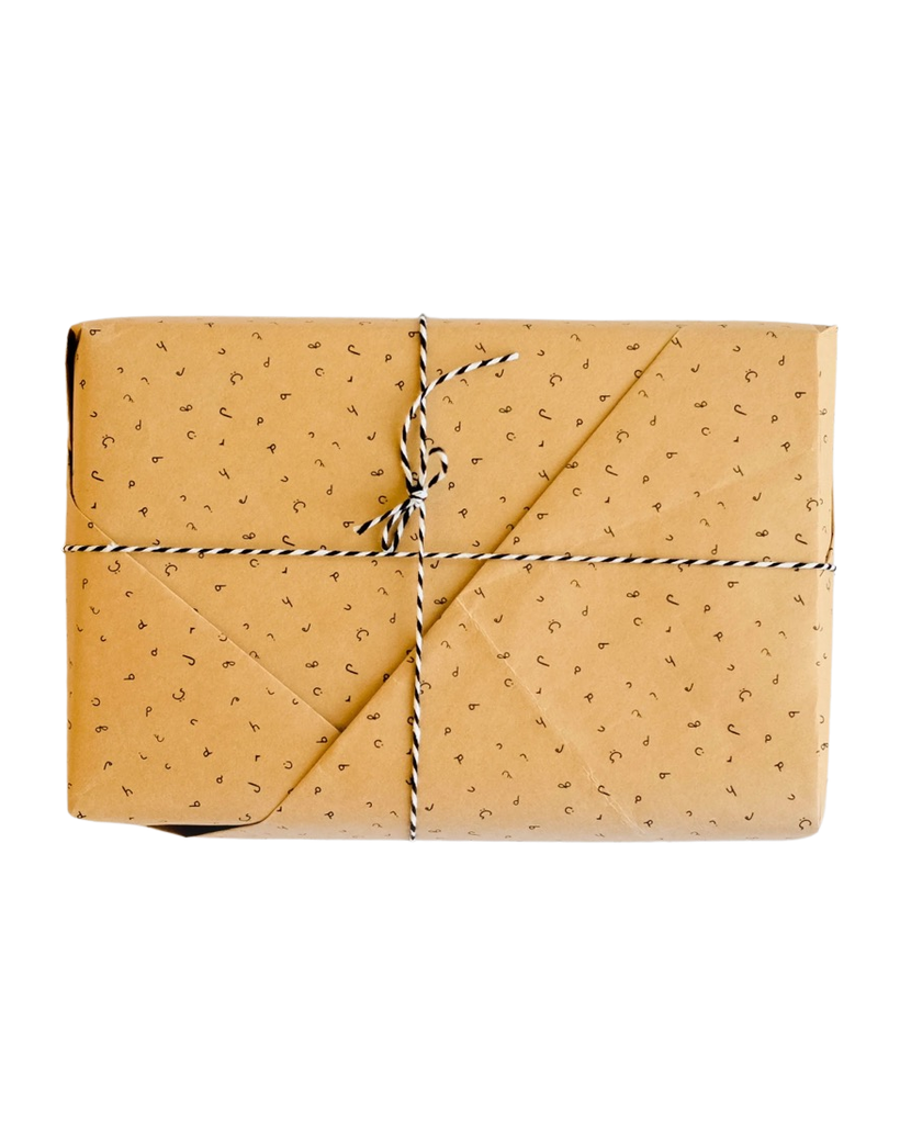 "Letters X Ghazal" Wrapping Paper