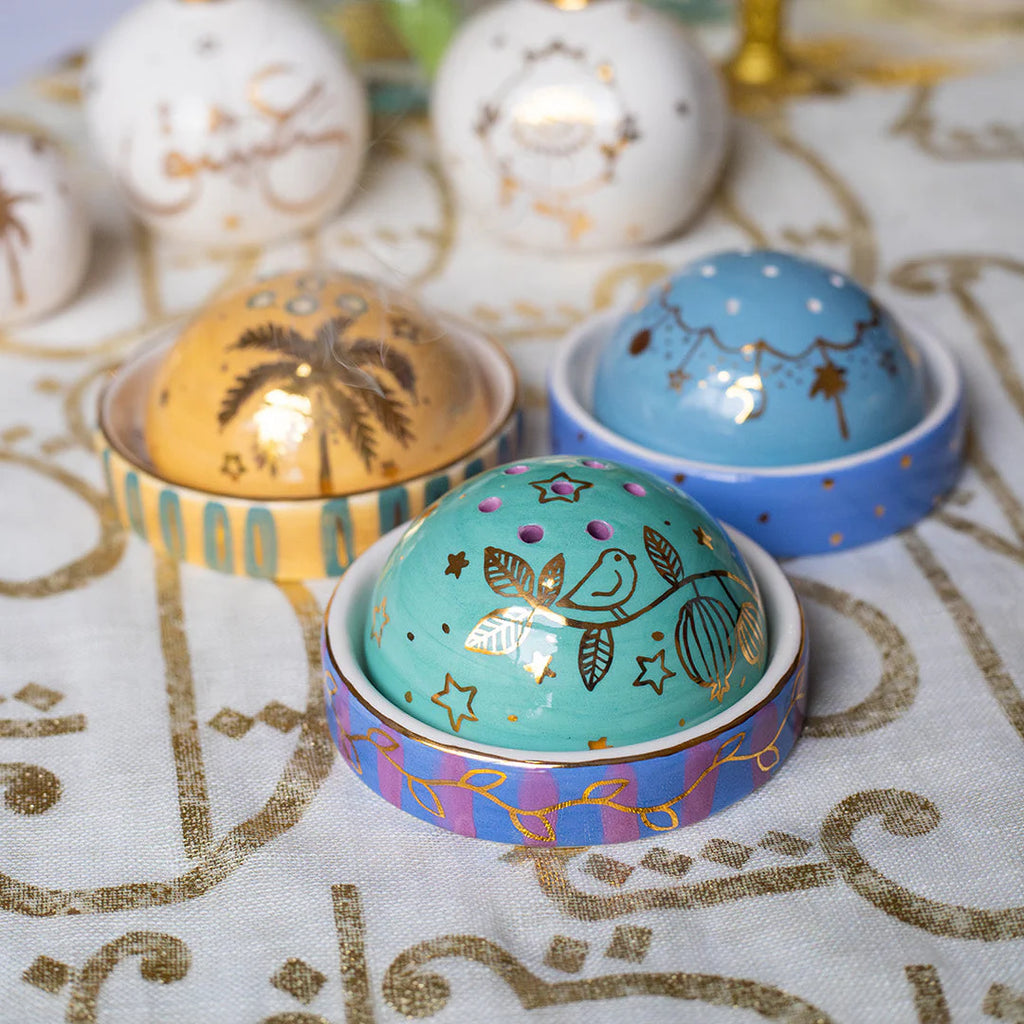 Celestial Turquoise Incense Burner