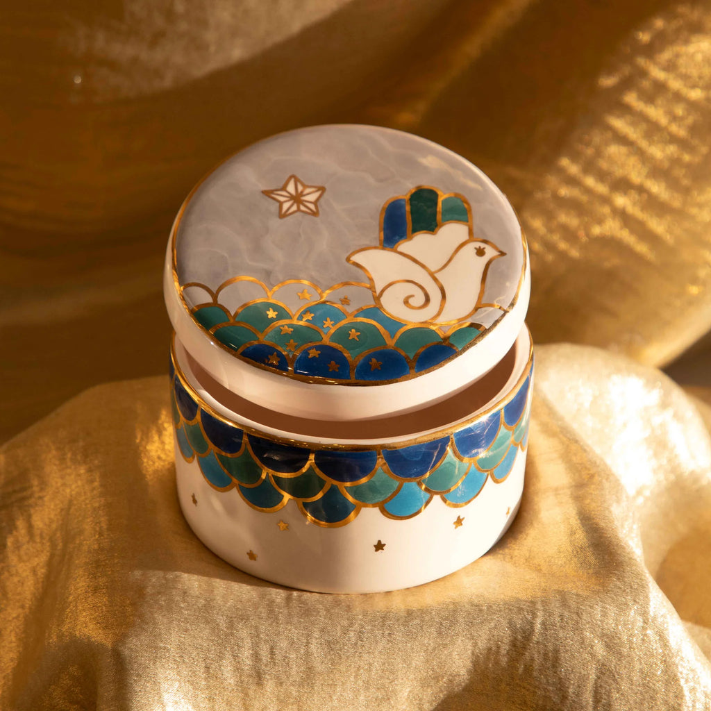 Khamsa Bird Storage Box