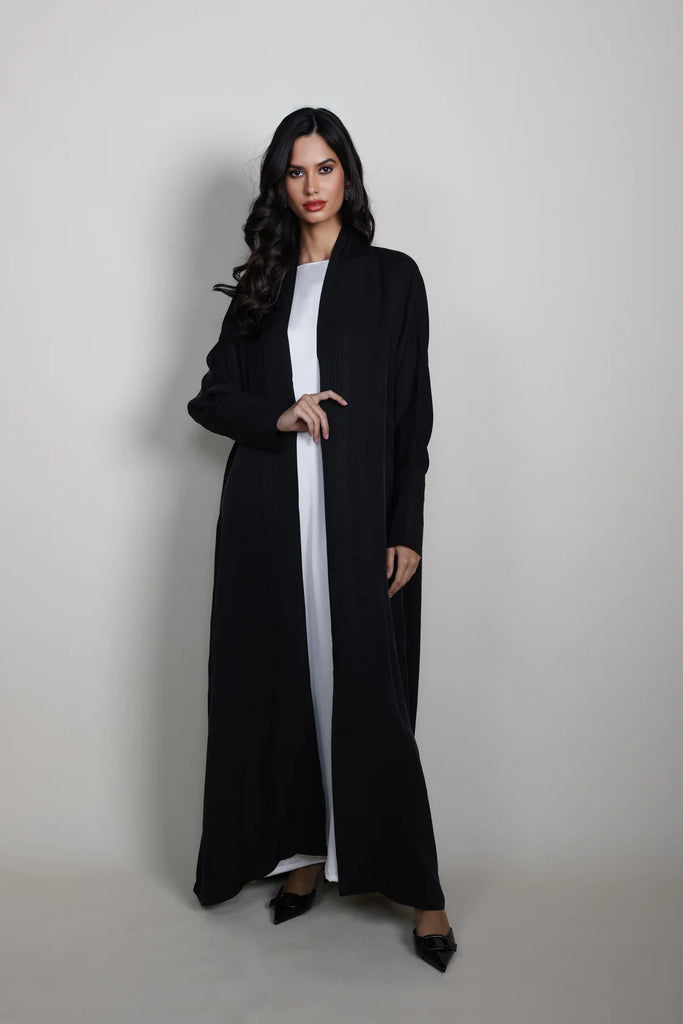 Belvedere Black Silk Abaya