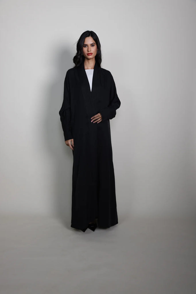 Belvedere Black Silk Abaya