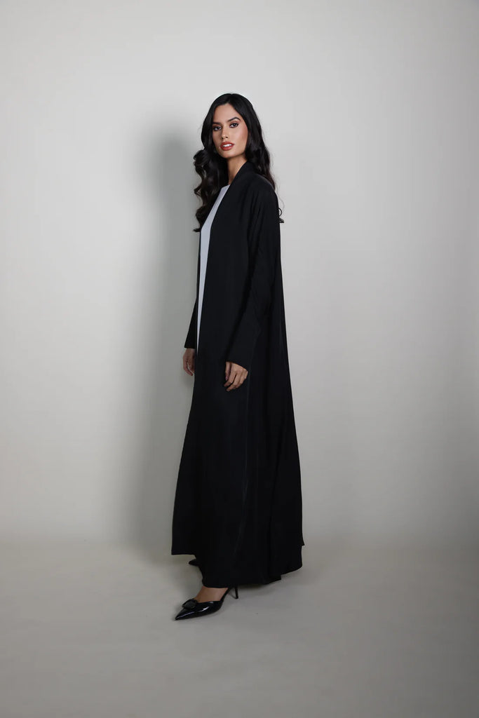 Belvedere Black Silk Abaya