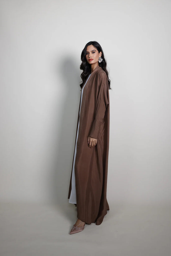 Belvedere Bronze Silk Abaya