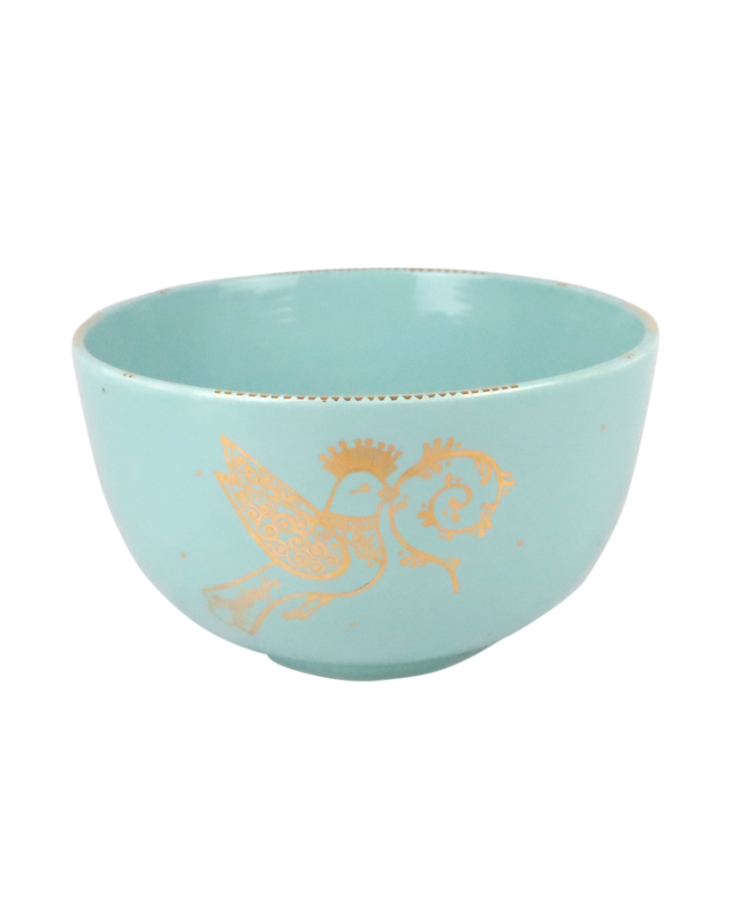 Turquoise Bird Bowl