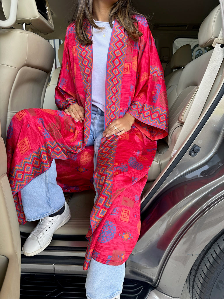Pink Izzy Abaya