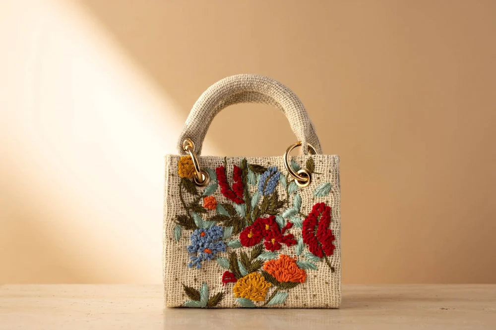 White Garden Mini Bag