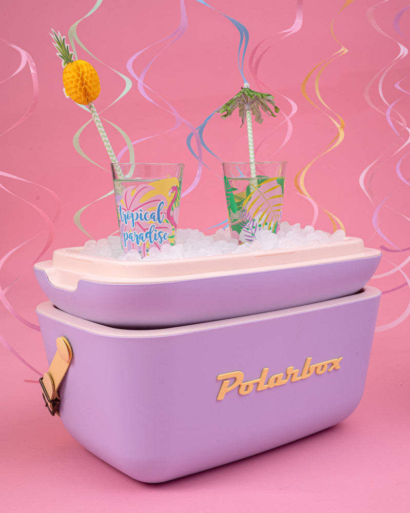 Lilac – Yellow Pop Retro Ice Box Cooler