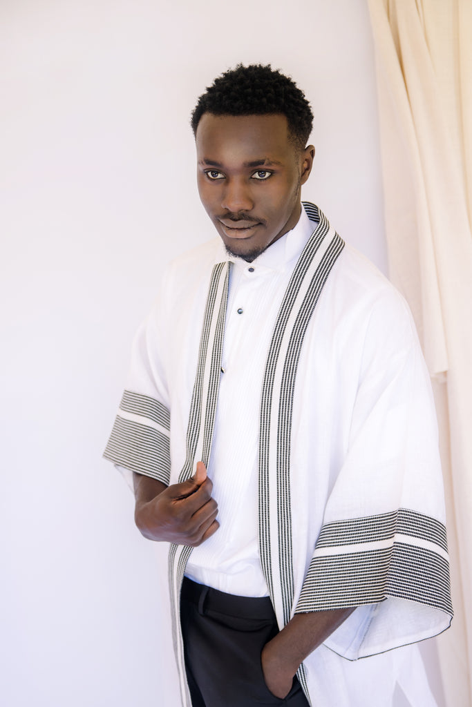 Makeda Kimono Linen and Silk