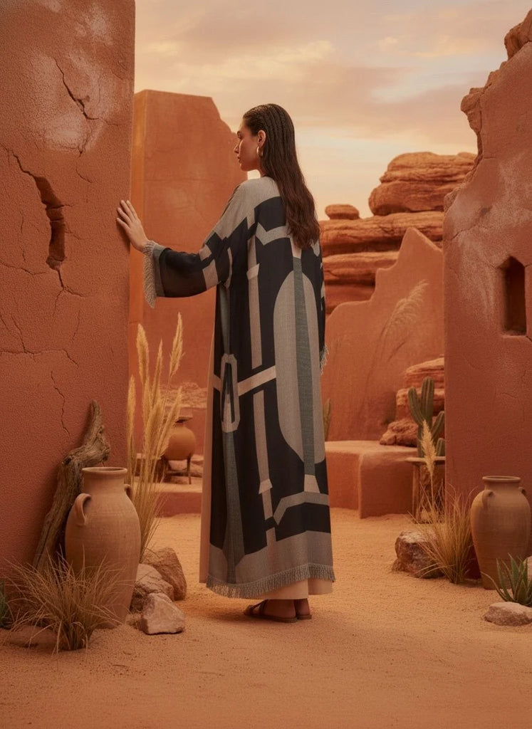 Multicolor Kimono Abaya