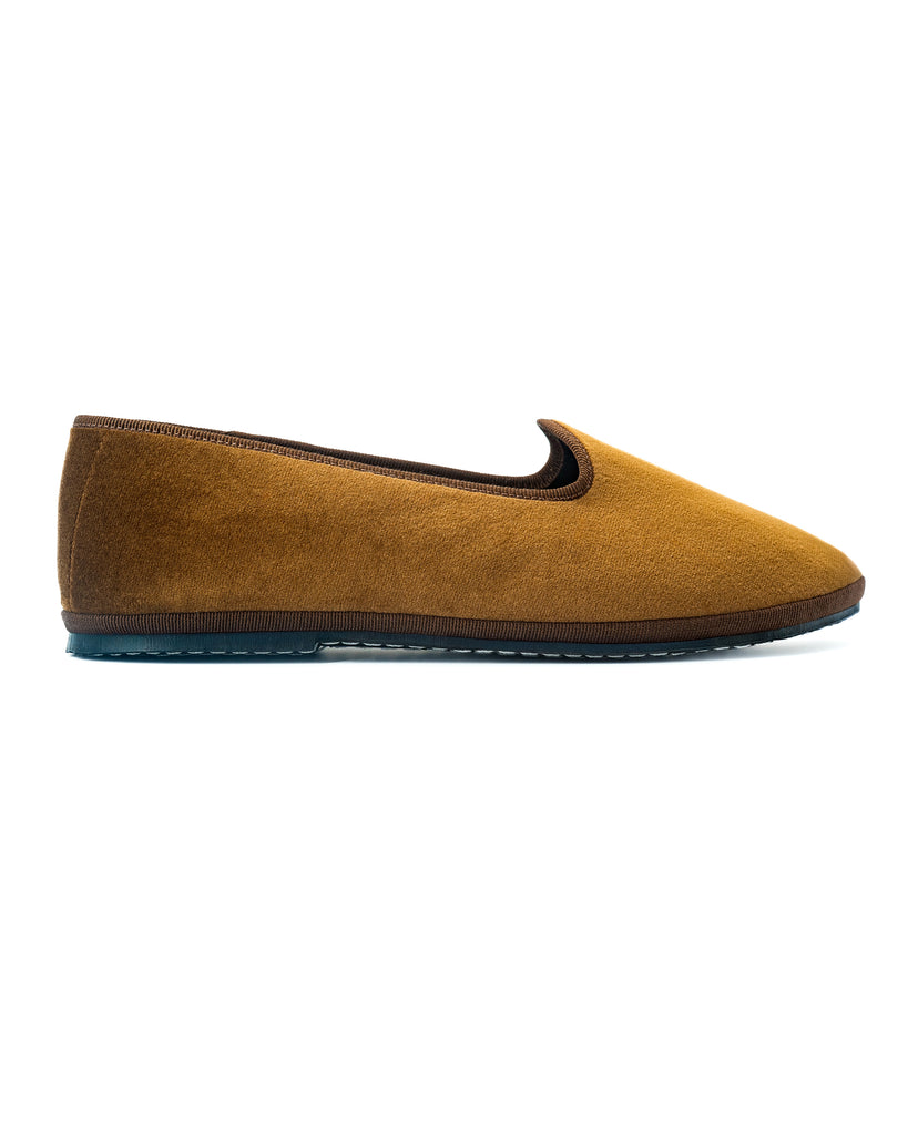Raw Sienna Friulana Velvet Loafer