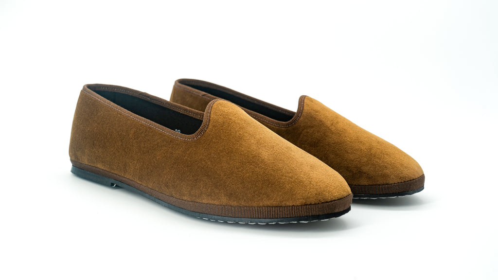 Raw Sienna Friulana Velvet Loafer
