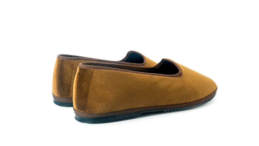 Raw Sienna Friulana Velvet Loafer