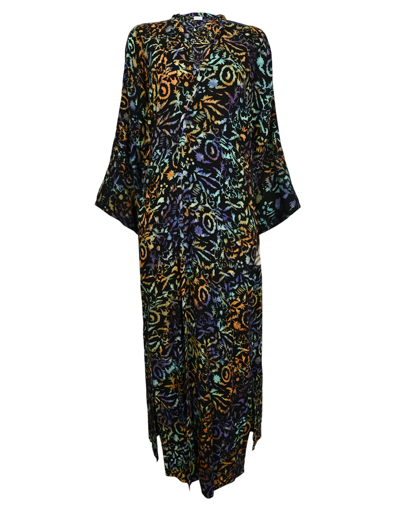 Multicolor Krinkle Abaya