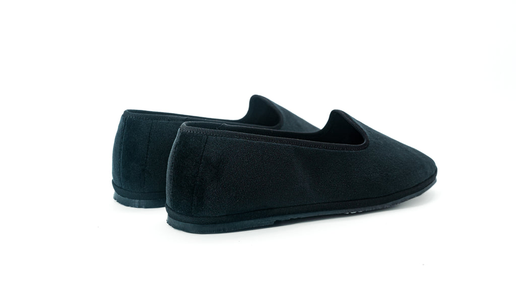 Black Friulana Velvet Loafer