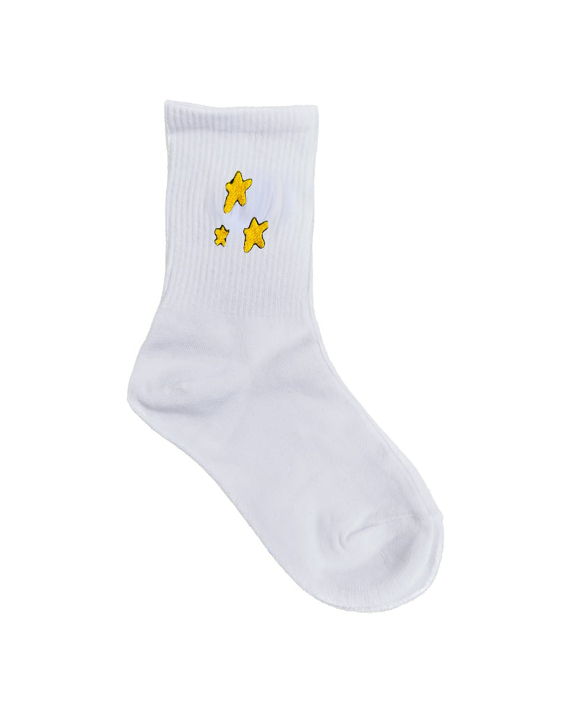 Yellow Stars White Socks