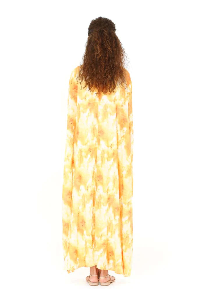 Gardenia Yellow Tent Kaftan