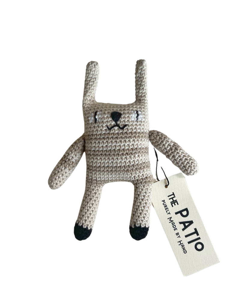 Sand Mino Bunny Crochet Doll