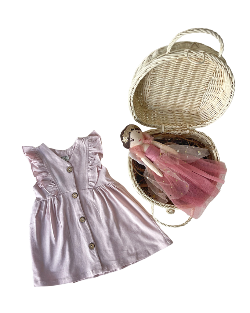 Pink Dress & Doll Gift Hamper
