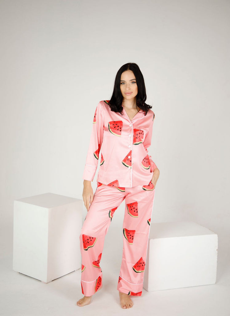 Watermelon Pink PJ Set