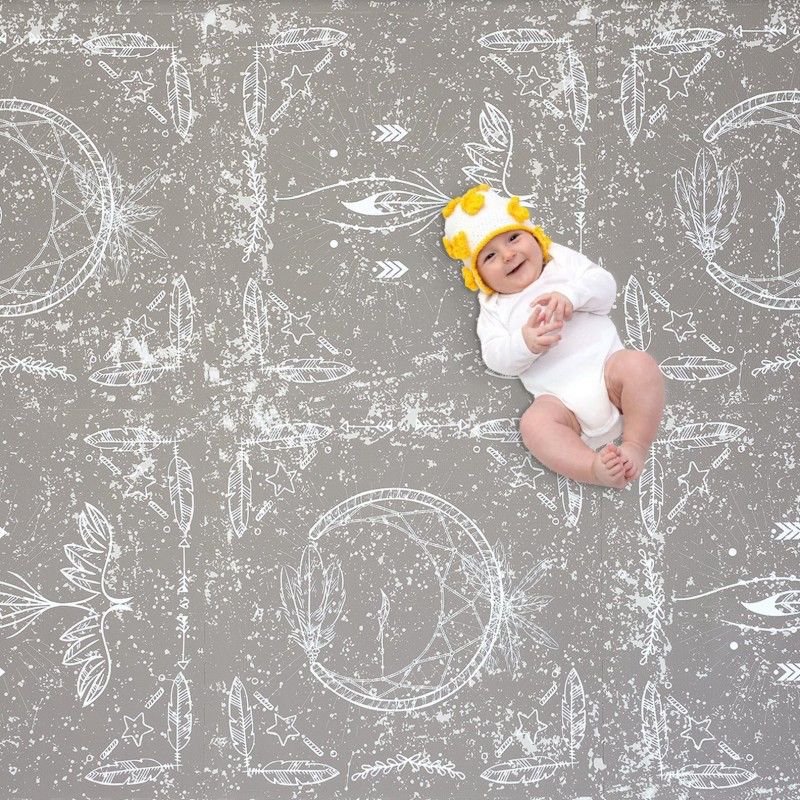 Dream Catcher Puzzle Play Mat - Taupe